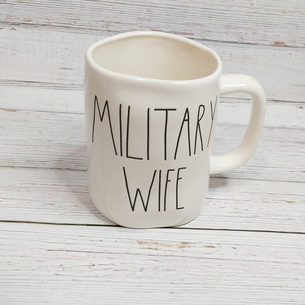 Rae Dunn Military Wife Coffee Mug - Picture 1 of 4